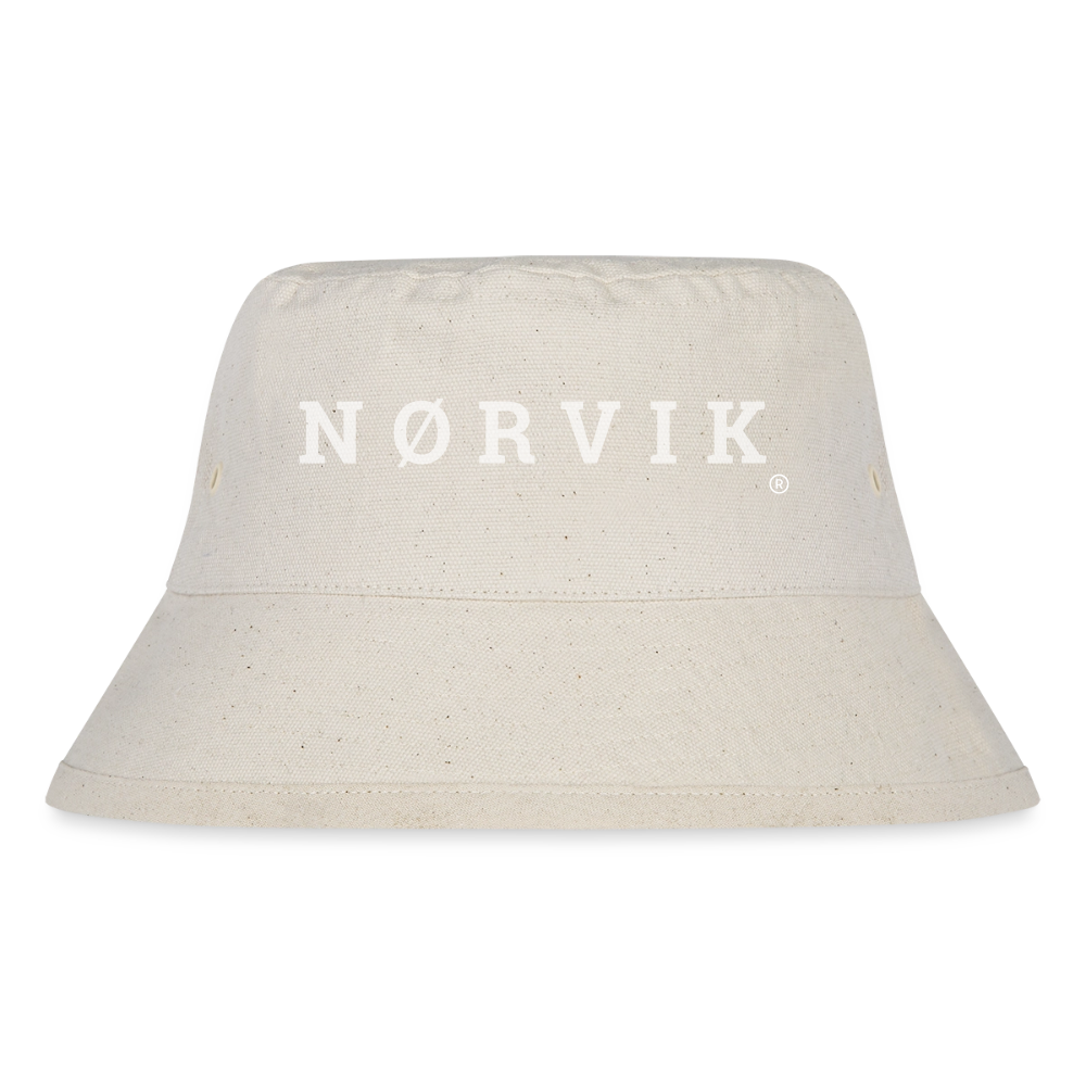NØRVIK | Bucket-Hat - Naturweiß