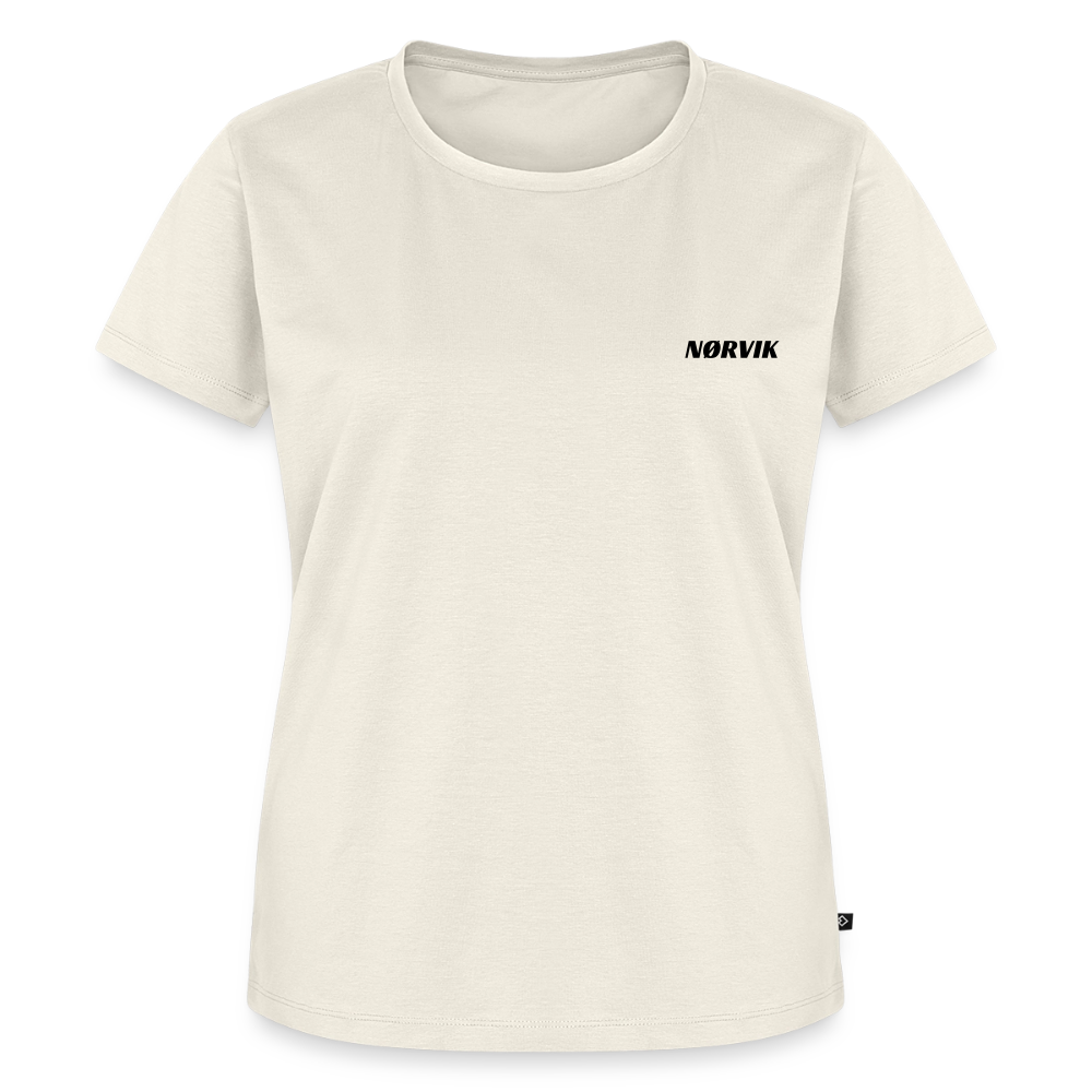 NØRVIK | Beauty of Nature T-Shirt WOMEN - Naturweiß