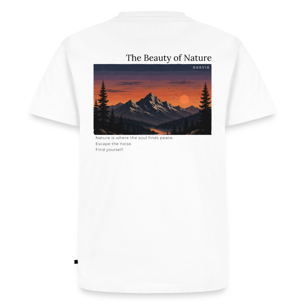 NØRVIK | Beauty of Nature T-Shirt - Weiß