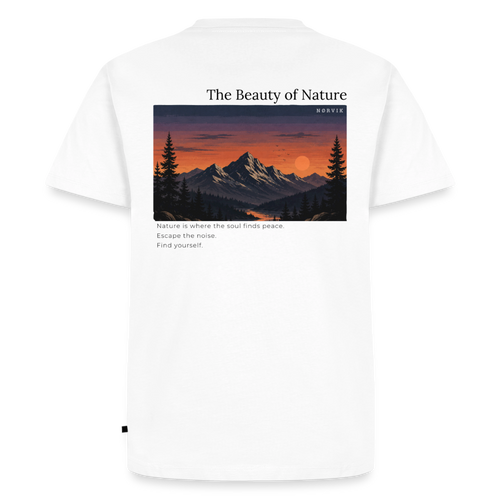 NØRVIK | Beauty of Nature T-Shirt - Weiß