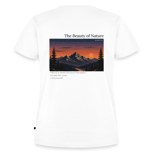 NØRVIK | Beauty of Nature T-Shirt WOMEN - Weiß